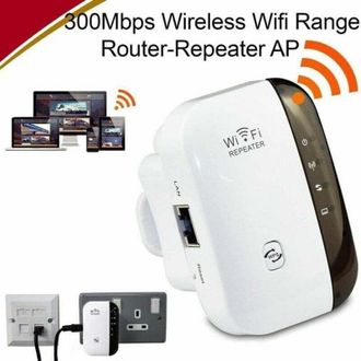 OEM Repetidor Wi-fi De 300 Mbps, 2,4 Ghz, Extensor De Red De Largo Alcance, Puerto Ethernet, Wps, Modo Ap, F&aacute;cil Configuraci&oacute;n, Compatible Con Todos Los D