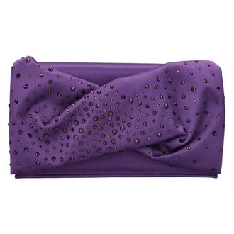 Gedebe Gedebe - Mayfair Satin - Dames - Tassen - Paars - Maat: ONE Size Satijn