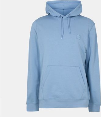 HUGO BOSS Mens Wetalk Hoodie, Premium Comfort And Style in Light Blue 451 - Size Small
