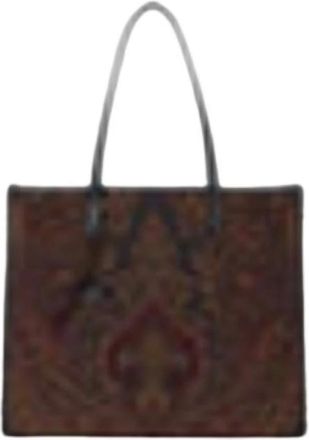 Etro Tote Bags - Dames - Shoppers - Bruin - ONE Size - Tassen