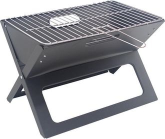 OEM Barbacoa Plegable Con Carb&oacute;n Y Fog&oacute;n Para Camping Y Picnics, Color Negro