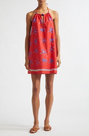 Staud Dani Print Minidress in Painted Foulard at Nordstrom, Size X-Large