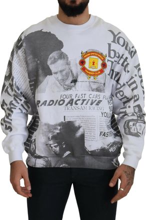 Msgm Cotton Crewneck Pullover Sweatshirt Mens Sweater