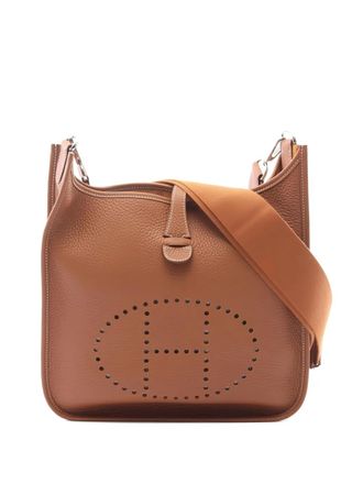 Herm&egrave;s Borsa a spalla Evelyn 3 Troyes PM 2025 - Marrone