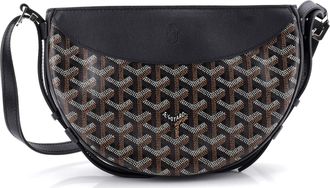 Goyard Hirondelle Shoulder Bag Coated Canvas and Leather