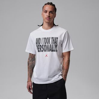 Nike Jordan Mens Jordan Sport Dri-FIT T-Shirt in White | IF0870-100