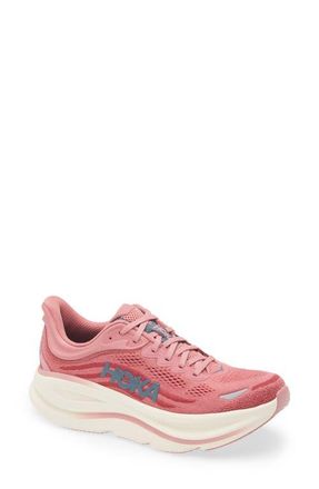 Hoka One One Bondi 9 Running Shoe in Lingonberry /Cranberry at Nordstrom, Size 6.5