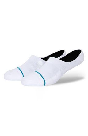 Stance Icon Cotton Blend No-Show Socks in White at Nordstrom, Size Medium