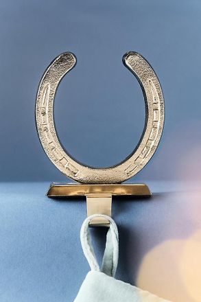 Anthropologie Horseshoe Stocking Holder