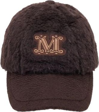 Max Mara Modico Cap - Dames - Petten - Bruin - 57 CM - Wol - Accessoires