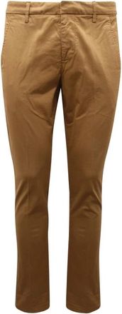 Dondup Stijlvolle Italiaanse broek - Heren - Chinos - Bruin - W38 - Broeken