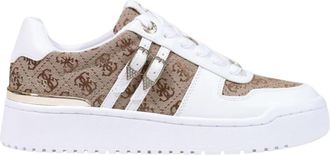 Guess Maggnet 2 Sneakers - Dames - Sneakers - Beige - 39 EU - Polyester - Schoenen