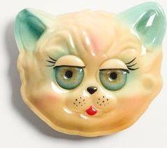 Valentino Garavani Le Chat De La Maison Plastic Brooch Man GOLD/MULTICOLOUR UNI