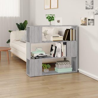 vidaXL Vidaxl - Estanter&iacute;a/divisor De Espacios Gris Sonoma 100x24x94 Cm