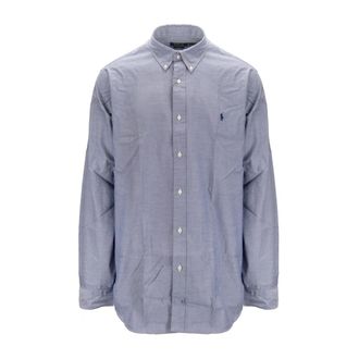 Ralph Lauren Casual Overhemden - Heren - Casual Overhemden - Blauw - S - Katoen - Overhemden