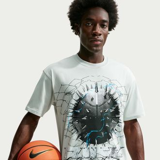 Nike Mens Basketball T-Shirt in Grey | IM5038-034