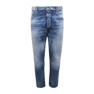 Dsquared2 Heren, Jeans, Blauw, Maat: 2XL Katoen