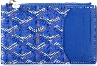Goyard Bourbon Zipped Card Holder Coated Canvas