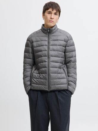 Jack & Jones Steppjacke JACK & JONES JJEBRADLEY LIGHT PUFFER COLLAR NOOS, Herren, Gr. XXL, grau (castlerock), Web, Obermaterial: 100% Nylon, unifarben, regular fit