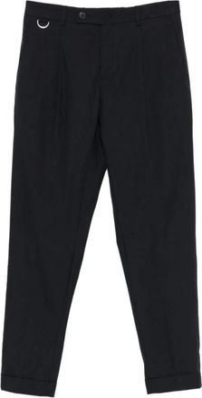 low brand Gekreukte Broek - Heren - Chinos - Blauw - W38 - Katoen - Broeken
