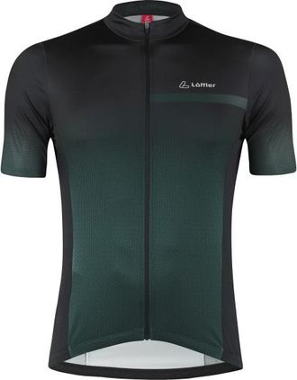 LOEFFLER Bike Jersey Full-Zip Coogan Mid Velotrikot f&uuml;r Herren | blau/schwarz