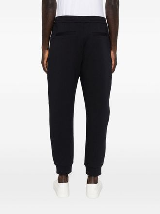 Emporio Armani Logo Cotton Sweatpants - Black
