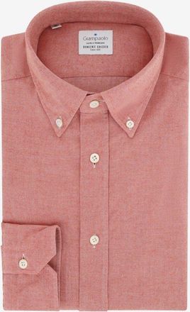 Giampaolo Langarm-Hemd aus Baumwollflanell