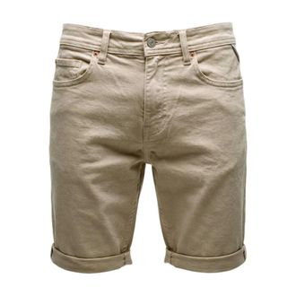 Replay Casual Shorts, male, Beige, Size: W38 Tapered Bermuda Shorts