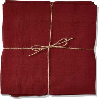 Tag Threads Slub Napkin Set of 4 in Red at Nordstrom