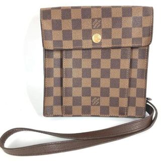Louis Vuitton Pre-owned Damier Canvas Pochette - Dames - Pre-owned - Bruin - Maat: ONE Size