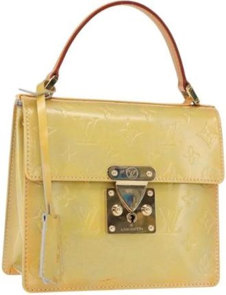 Louis Vuitton Pre-owned Handbags, female, Yellow, Size: ONE SIZE Pre-owned Vintage Handbag