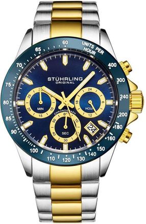 Stührling Monaco Blue Dial Mens Watch M15971