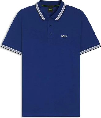 HUGO BOSS Paddy Polo - Heren - Polos - Blauw - L - Katoen - Tops