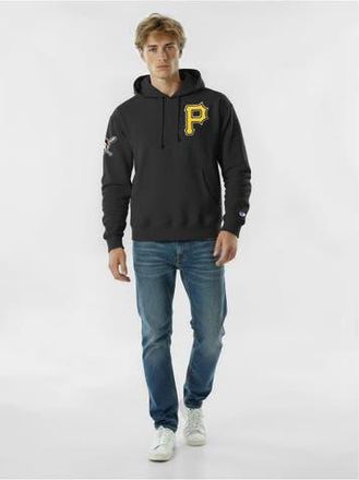 Champion Mens Champion Black Pittsburgh Pirates Reverse Weave Chenille Hoodie at Nordstrom, Size Medium