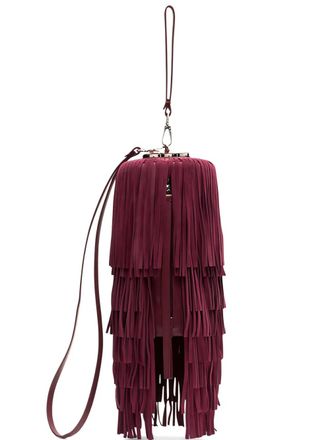 Casadei Pon Pon clutch bag - Red