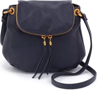 Hobo Fern Leather Crossbody Bag in Ink Navy at Nordstrom