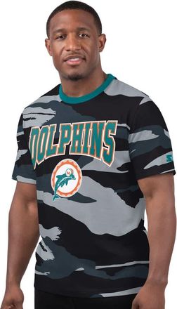 Starter Mens Starter Camo/Gray Miami Dolphins Thursday Night Gridiron Classics Vintage Logo T-Shirt at Nordstrom, Size Xx-Large
