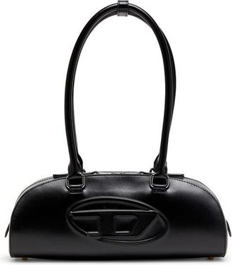 Diesel 1DR 2.0 Dome East/West Leather Shoulder Bag in Black at Nordstrom