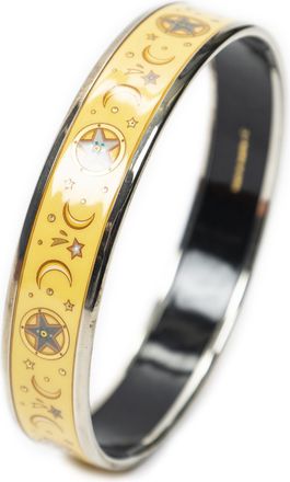 Herm&egrave;s Pre-owned Womens Enamel Bangle PM Bracelet - Yellow - One Size
