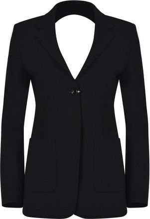Max Mara Single-breasted Open Back Jacket