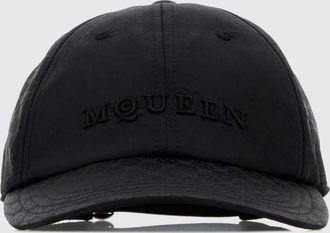 Alexander McQueen Cappello McQueen in nylon con logo ricamato