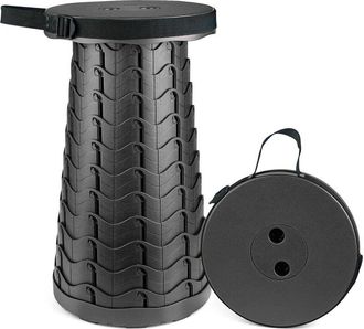 OEM Taburete Telesc&oacute;pico Port&aacute;til Y Plegable, Ideal Para Acampar, Jardiner&iacute;a, Pesca, Senderismo, Viajes Y Barbacoas. Taburete Ajustable Con Capacidad De C