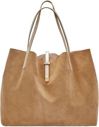 Gigi New York Reversible Luna Tote in Platinum Metallic at Nordstrom