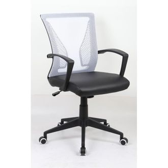 ebuy24 Ebuy24 - Silla De Oficina Vcm Ergon&oacute;mica Silla Giratoria Ajustable Silla De Oficina Para Oficina Y Oficina En Casa - Offilo Pu (negro / Blanco)