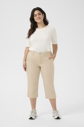 Kaffe Curve Pants Suiting Regular fit Feather Gray beige