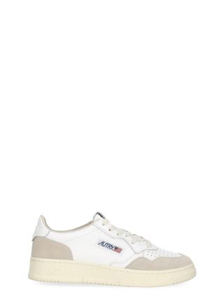 Autry Medalist Low White Leather Sneakers