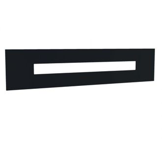 Top-Light Top-light - Applique Moderna Rettangolare Wally Metallo Grigio 1 Luce 2G11 71Cm