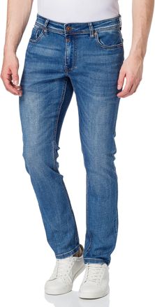 Timezone Mens Slim EduardoTZ, Jeans Blue Wash, 38/34