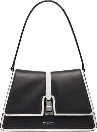 Karl Lagerfeld Mercerie Shoulder in Black/white at Nordstrom