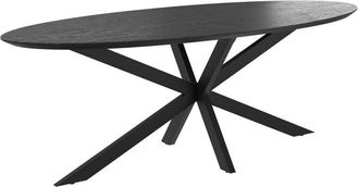 Rendez-Vous D&eacute;co Mesa Sparo En Madera Negra 220 Cm